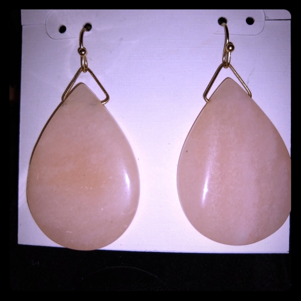 Pink quartz earrings - Picture 2 of 4